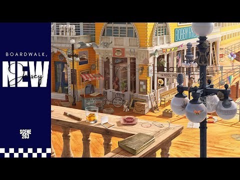 June's Journey Scene 263 | Vol 1 Ch 53 | Boardwalk, New Jersey | Full Mastered Scene | 4K