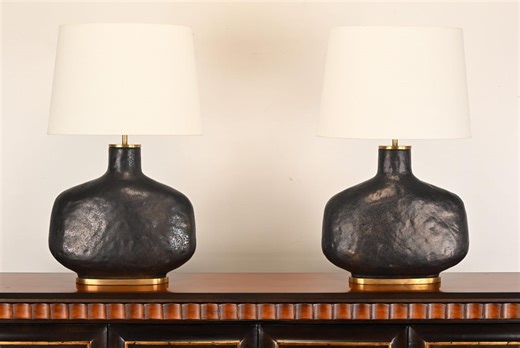 Pair of Kelly Wearstler Beton Table Lamps - Etsy