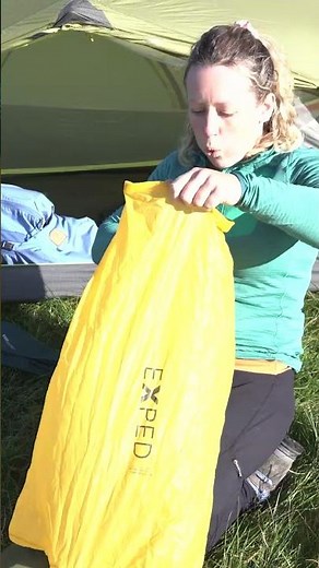 The best way to inflate your sleeping mat!