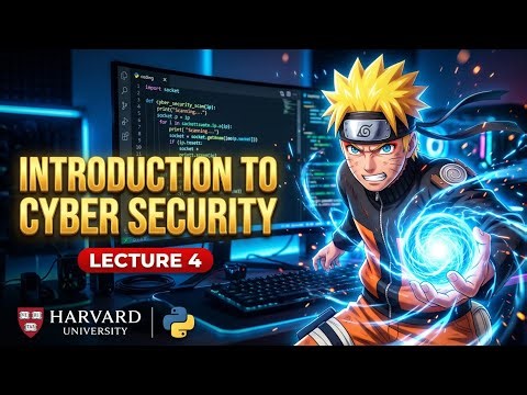 “Harvard Style Cyber Security 🔥 | Lecture 4: Introduction to Cyber Security (Python)