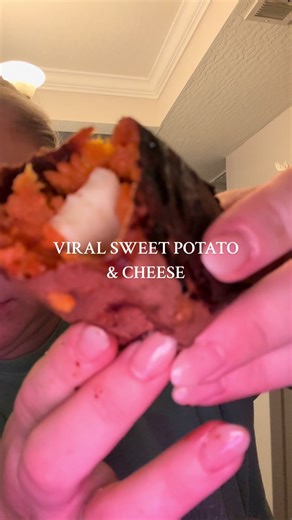 Miss @Courtney Cook to the front!! This is gooooood girl!! 🍠🧀 . . #foodtiktok #courtneycook #sweetpotato #cheese #suppertime