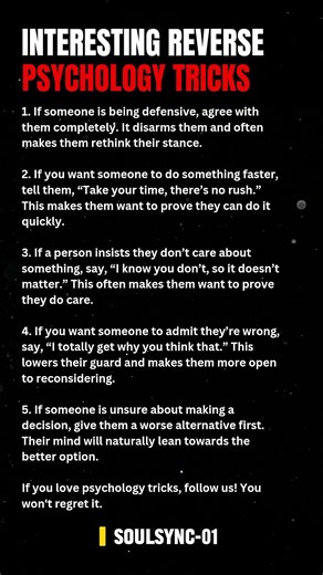 Reverse Psychology Tricks You Should Know #psychologyfacts