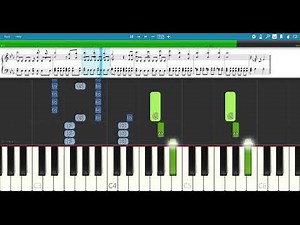 Cybersix - Opening Theme / Piano Arrangement (Synthesia / Sheet)
