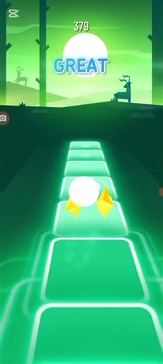 🎶 Tiles Hop Challenge | Neon Ball Jump #shorts