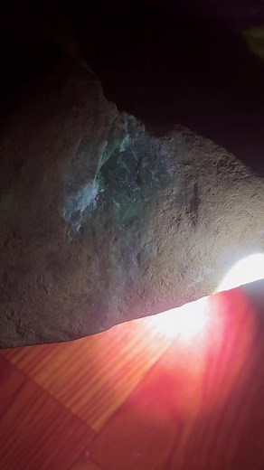 Stunning Close-Up of Textured Rock with Glowing Effect