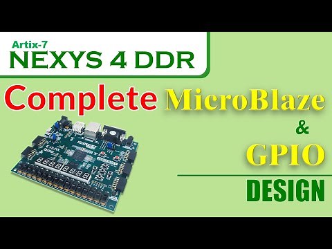 Digilent Nexys: Microblaze and GPIO Design Implementation