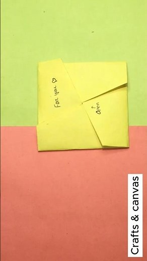 easy letter folding || Diy Paper Folding || #papercrafts #diy #letter #loveletter