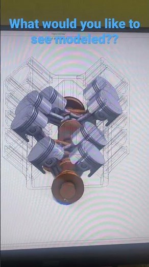 SolidWorks V8 Engine Working Model!