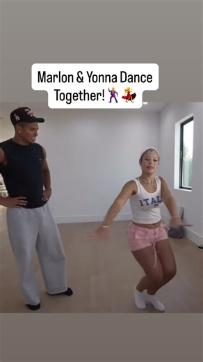Marlon & Yonna Dance Together!🕺💃 #yonna #marlon #fyp #dance #funny #monna