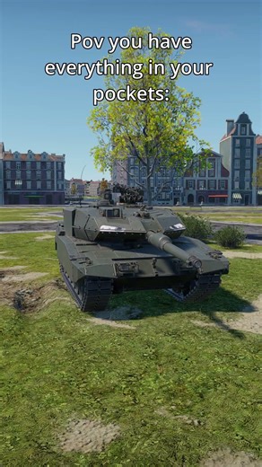 Pov you have everything in your pockets: #warthunder #gaijin #tank