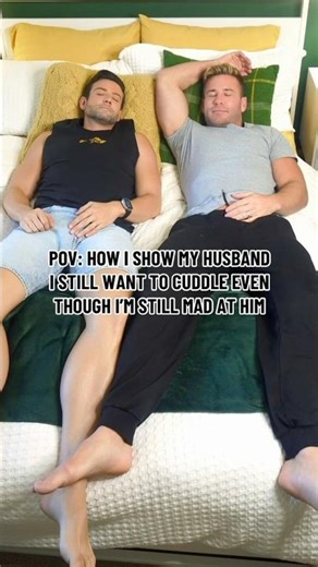 Still Mad… But I Need the Cuddle 😂 #Couples