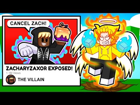 My Biggest Hater Made An EXPOSE Video On Me, So I Did THIS... (Roblox Blox Fruit)
