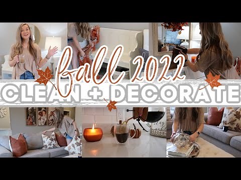 2022 FALL CLEAN + DECORATE PART 1 | COZY FALL DECOR | Lauren Yarbrough
