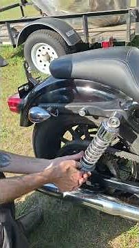 how to Adjust Motorcycle shocks wtih Ram Type Preload Adjusters, Like most stock bikes have.