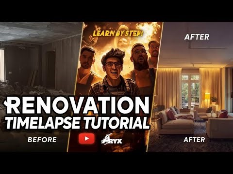 How to Create Viral Renovation Timelapse Videos + Earn Money