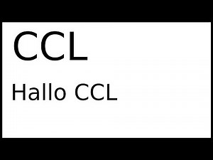 CCL - Meine eigene Programmiersprache [1] - Hallo CCL