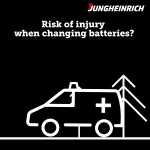 From tedious removal and installation to a convenient charging system: with our lithium-ion battery, you'll charge more quickly, flexibly and safely than ever before. A quick pit stop, connect the charging plug and you're done. | Jungheinrich | Facebook