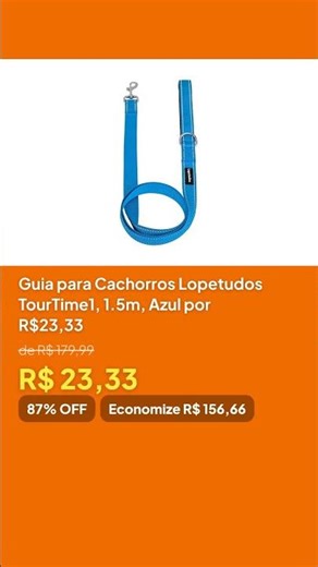 Passear com seu cachorro pode ser um desafio se a guia não for confortável. A Guia TourTime1 é feita