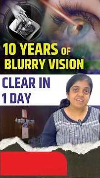 10 Year Eye Problem Finally Solved at Nandadeep Eye Hospital | SMILE (Klex) Treatment