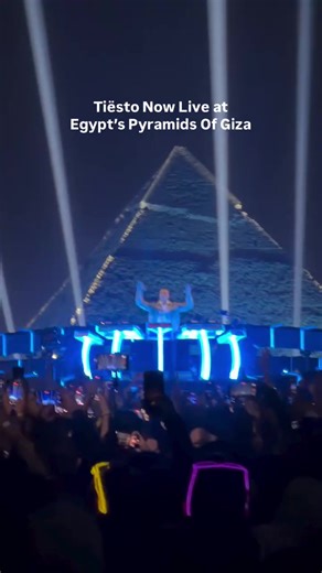 Tiesto's Stunning Performance at the Pyramids of Giza