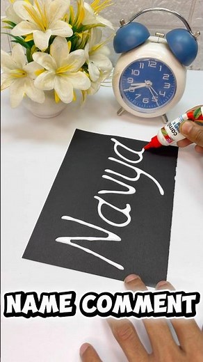 Trending Glitter Nameart is HERE😍🥰#art #drawing #craft #diy #ytshorts #ytviral #viralvideo #yt