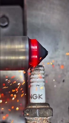 Metal Shaping Process: Spinning Steel vs. NGK Spark Plug Ceramic 🛠️🔥