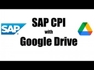 SAP CPI Integration Flow with Custom Google Drive Adapter & Google Drive API configuration.