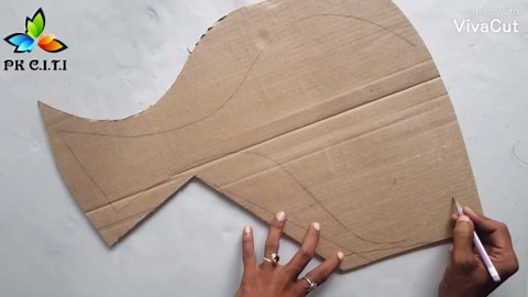 DIY Flower Pot Lamp 💡🌸 | Creative Cardboard Lamp Idea