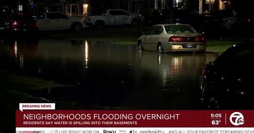 'I didn't believe it.' Metro Detroit neighborhoods flood after Wednesday storms
