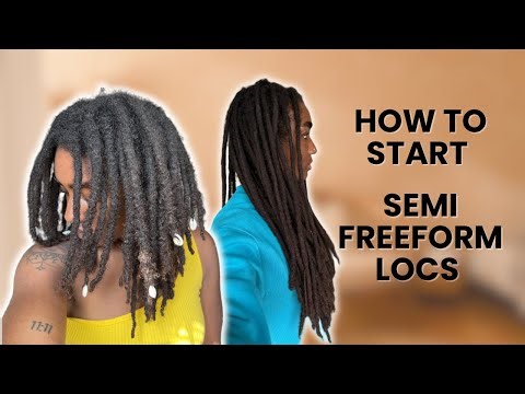 How To Start Semi Freeform Locs