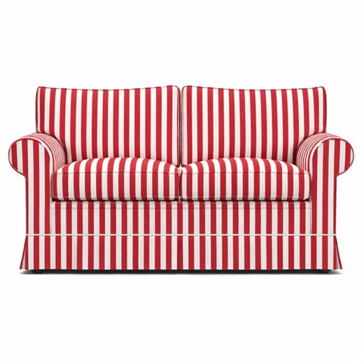 Red White Striped Upholstery and Linen Fabric by Yard - Etsy