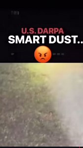 Coming to air near you ✈️💨 Smart dust refers to tiny, wireless microelectromechanical sensors (MEMS) capable of monitoring, recording, and transmitting data about their environment. DARPA (Defense Advanced Research Projects Agency) began developing smart dust in the early 1990s to enhance military surveillance. Initially designed for battlefield intelligence, these minuscule devices can now be used for tracking human movements discreetly. Smart dust particles are small enough to evade detection