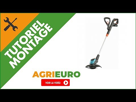 Montage du coupe-bordures électrique sur batterie Gardena EasyCut 23/18V P4A Ready To Use Set