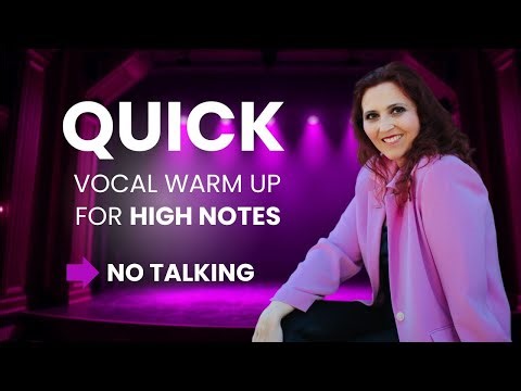 High Notes Singing Exercises – Quick Vocal Warm-Up ( No talking version)