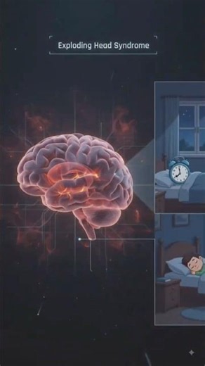 Exploding head syndrome.#health #shortvideo #ytshorts #science #shortsfeed #animation