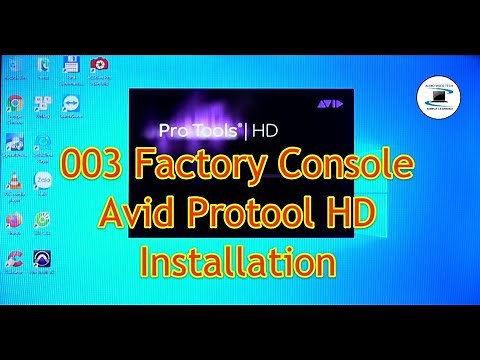 How to setup the Digidesign 003 Factory Console & Avid Protool HD software Installation.