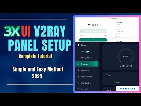 3XUi Panel Setup Complete Guide 2025 ⭐ | V2ray Panel Setup Simple Method