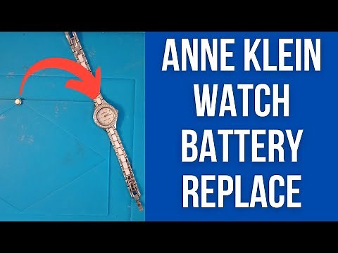 Replace Watch Battery Fix - Ladies Anne Klein 753H 10/9397 w/ SR521SW Battery