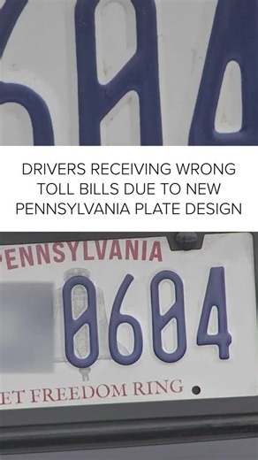 A small design detail on Pennsylvania's new license plate celebrating America's 250th birthday is causing big problems for automated plate readers - and headaches for drivers. https://6abc.com/post/drivers-receiving-wrong-toll-bills-due-new-pennsylvania-plate-design/18650421/ | 6abc Action News