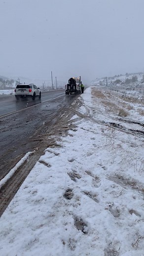 Winch Out Recovery on Highway 6 in Utah