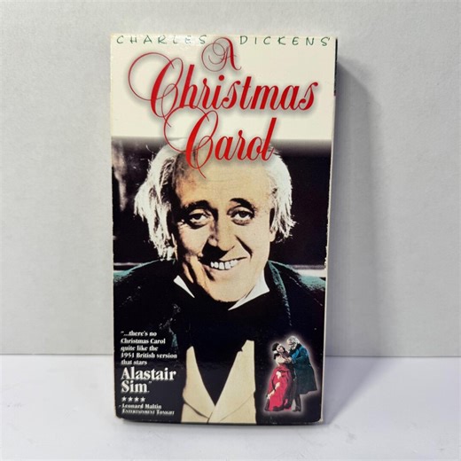 A Christmas Carol (1951) VHS Alastair Sim British Classic VCI Home Video 1995 - Etsy