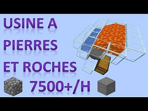 Tutoriel - Usine à Pierres et Roches (Cobblestone and Stone) - Minecraft Java 1.14+