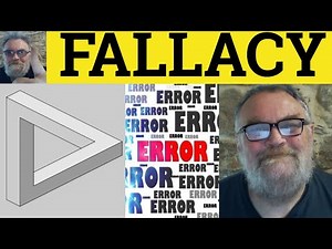 🔵 Fallacy Meaning - Fallacious Examples - Fallacy Defined - GRE Vocabulary