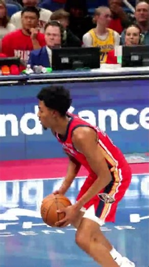 Trey Murphy III finishes in traffic #pelicans #lakers #highlights #nbacup