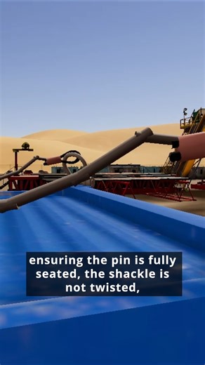 Installing Shackles Correctly for Safe Rigging Shackles are small but critical in rigging. Riggers ensure alignment, secure pins, and correct load capacity before use. A single mistake here can cause catastrophic failures. Attention to detail guarantees safe operations. Strengthen mechanical practices with VR simulations. #CraneOperations #EquipmentSafety #VRtraining #EnhanceSafety | TrainBeyond