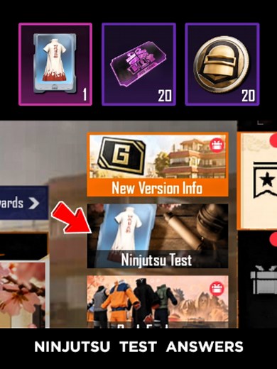 Ninjutsu Test Answer - Update 4.5 #pubgmobile #pubgmnextstarprogram #pubgms31 #pubg