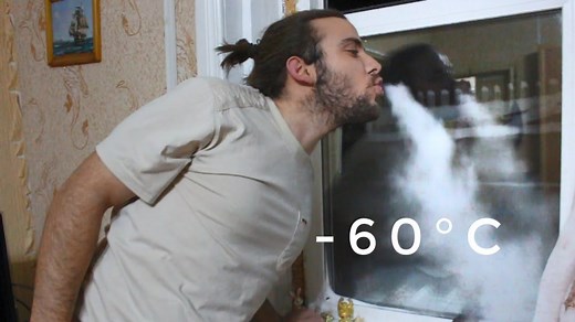 WATCH: What Happens When You Open The Window at -76°F