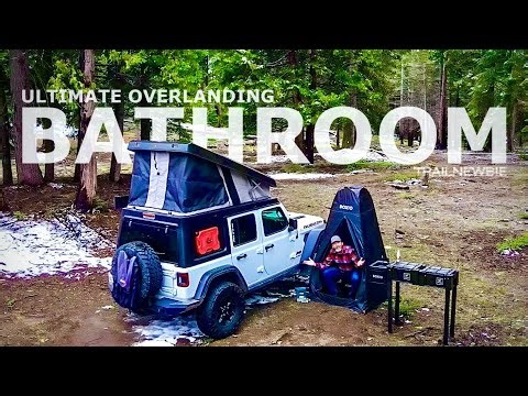 BATHROOM in a BOX | Your WIFE or GF will THANK YOU | BOXIO Wash and Toilet for OVERLANDING DIY