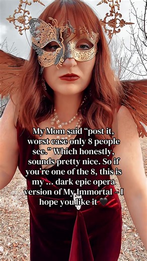 My Immortal by Evanescence as a dark epic opera #myimmortal #evanescence #rockmusic #nightwish #operasinger