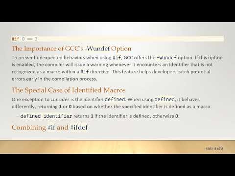 Understanding # if and # ifdef Preprocessors in C: Key Differences and Usage